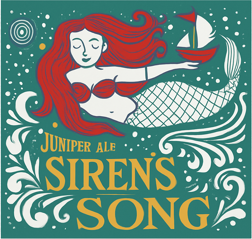 Etiket van Pontus Brewing Siren