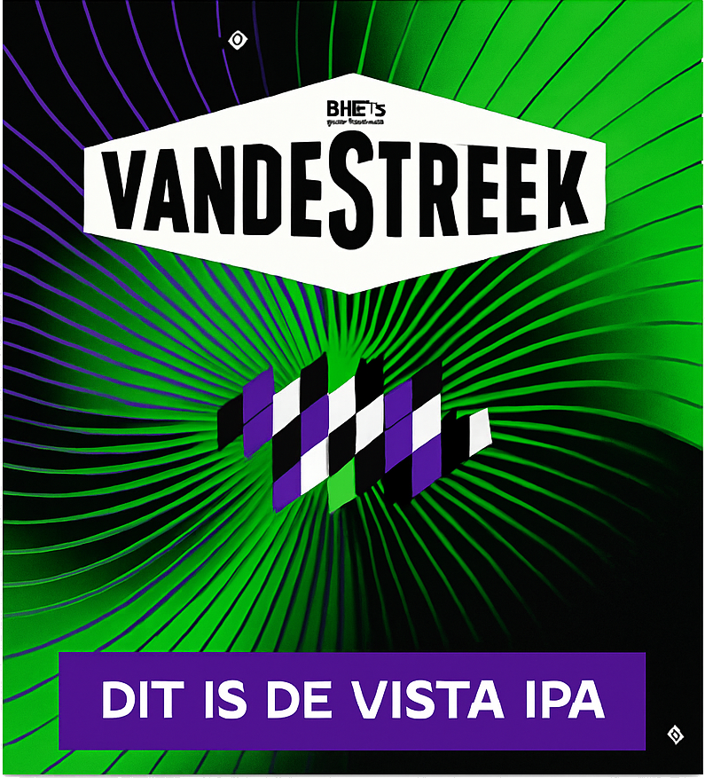 Etiket van vandeStreek Dit Is De Vista IPA