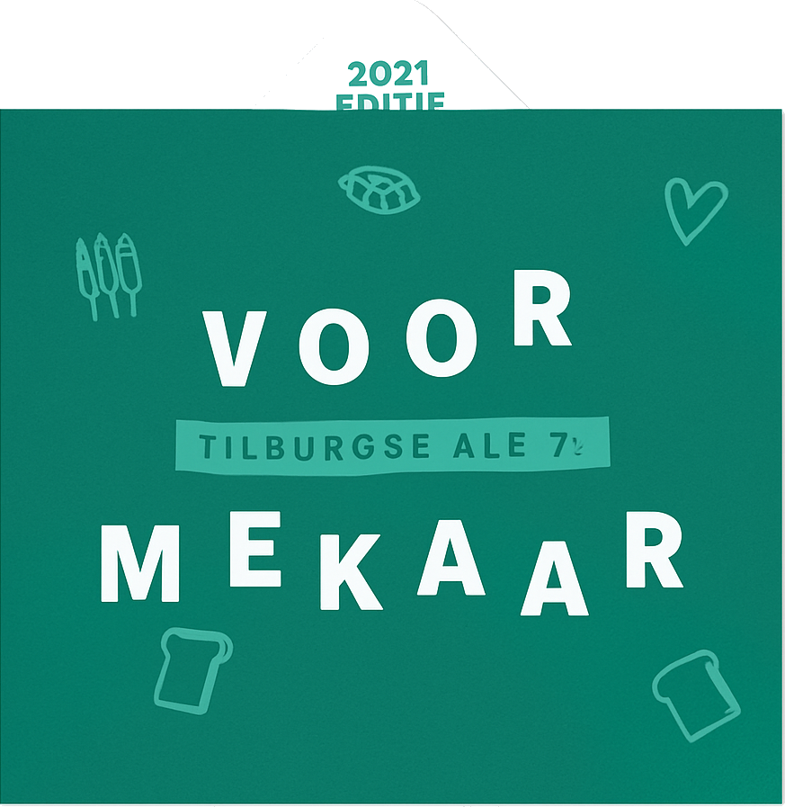 Etiket van Voor Mekaar Tilburgse Ale