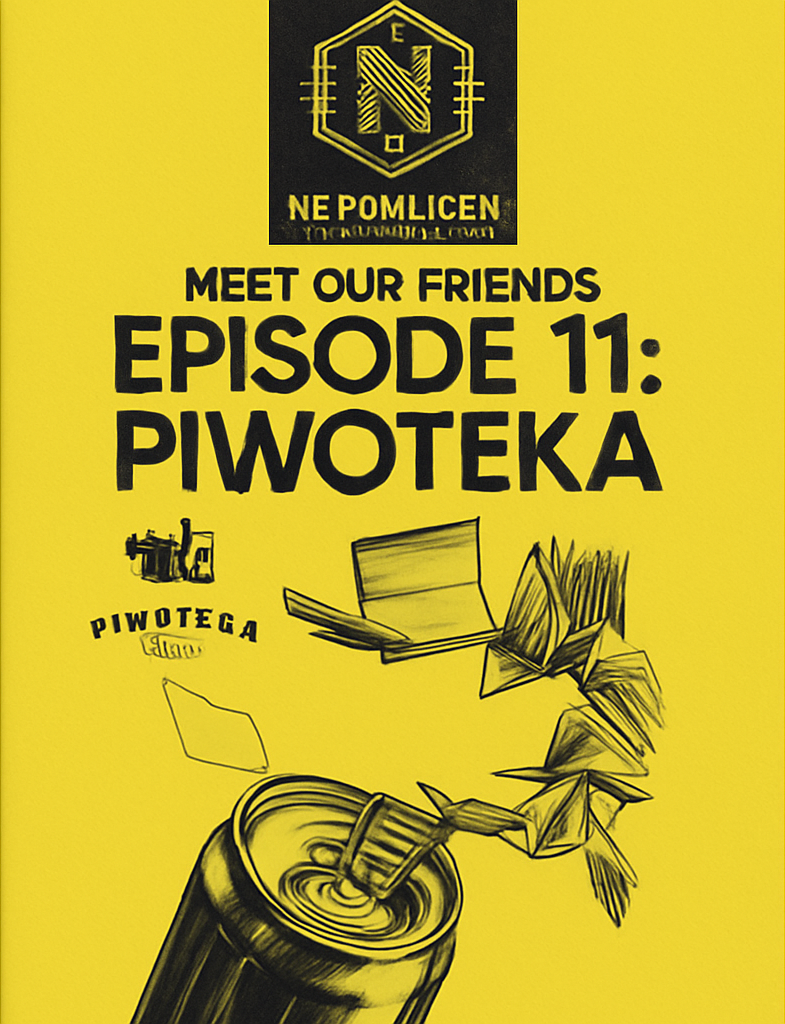 Etiket van Nepomucen x Piwoteka- Meet Our Friends Episode 11 - Tripel NEIPA