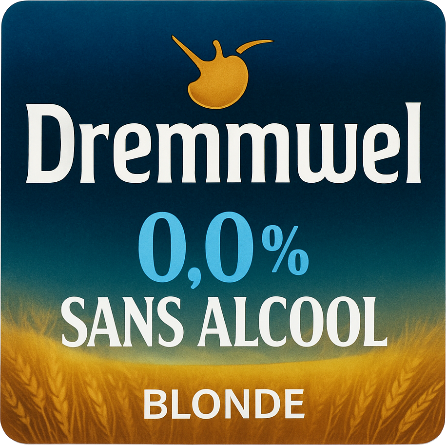Etiket van Dremmwel 0,0 Bio