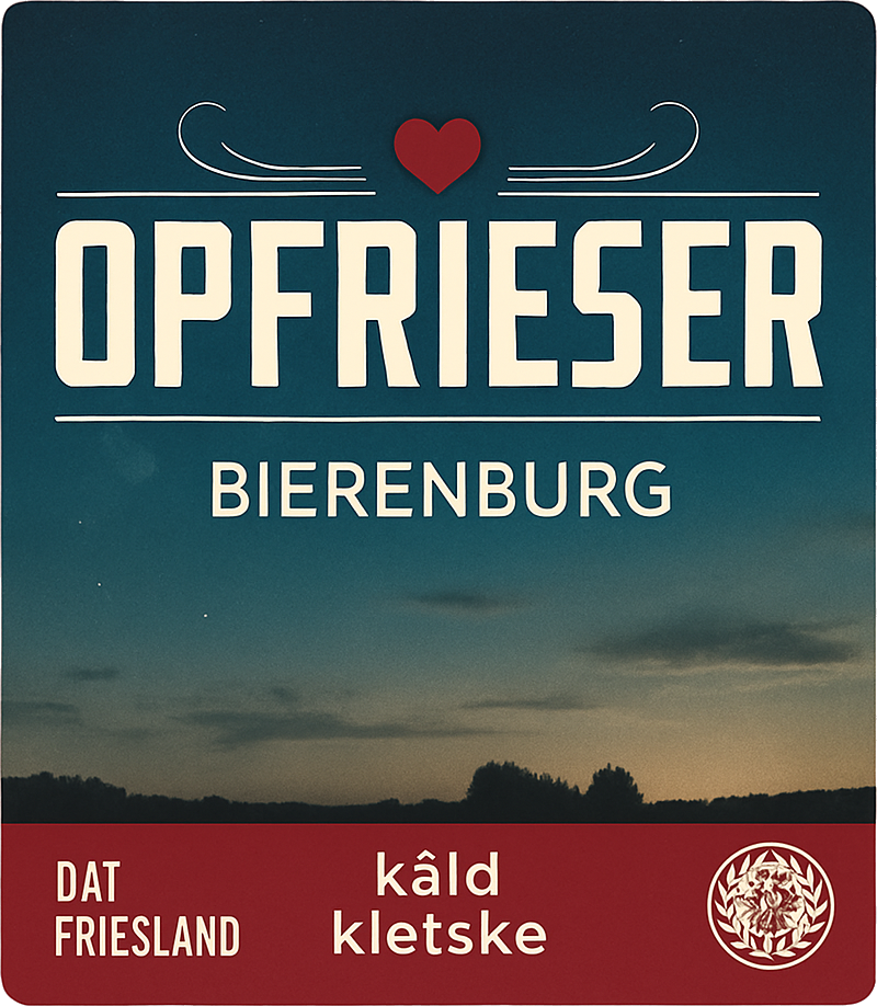 Etiket van Opfrieser Bierenburg
