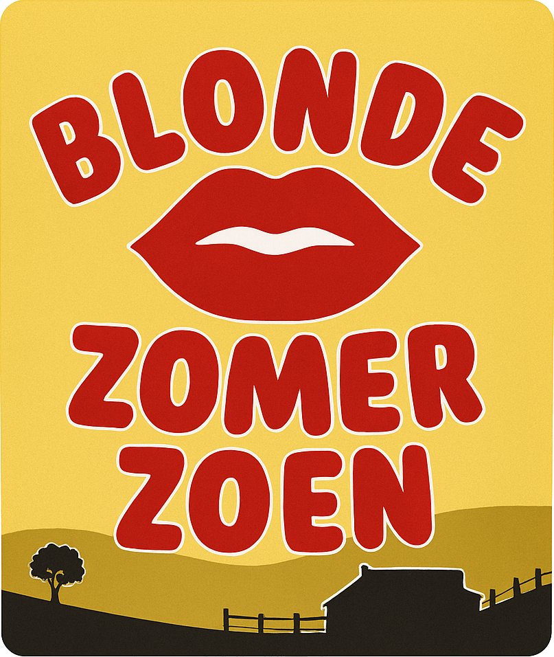 Etiket van Bierboerderij Blonde Zomer Zoen