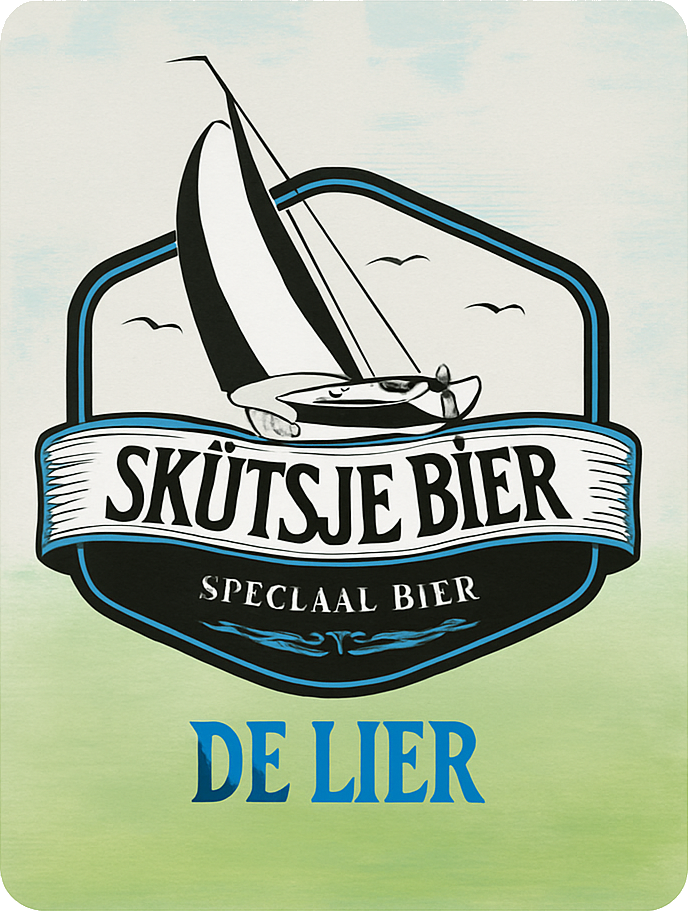 Etiket van Noorderbier Skûtsjebier De Lier