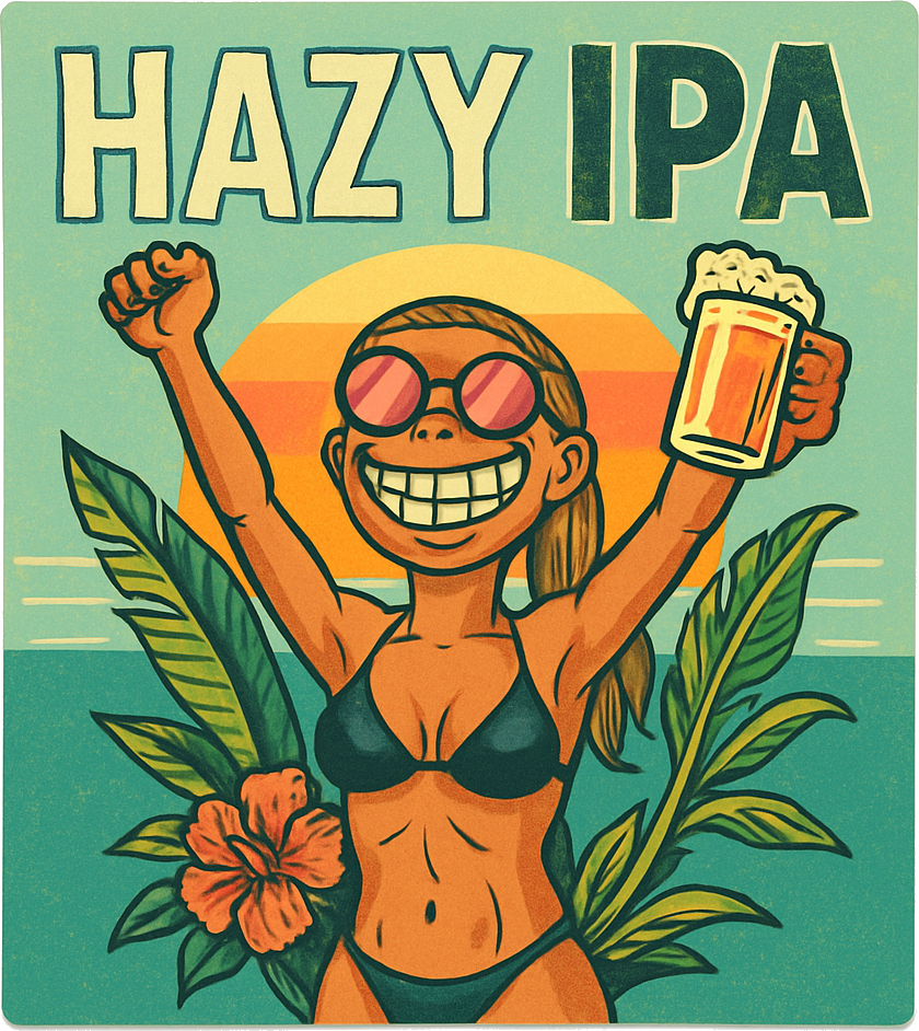 Etiket van Guilty Monkey Hazy Juicy IPA