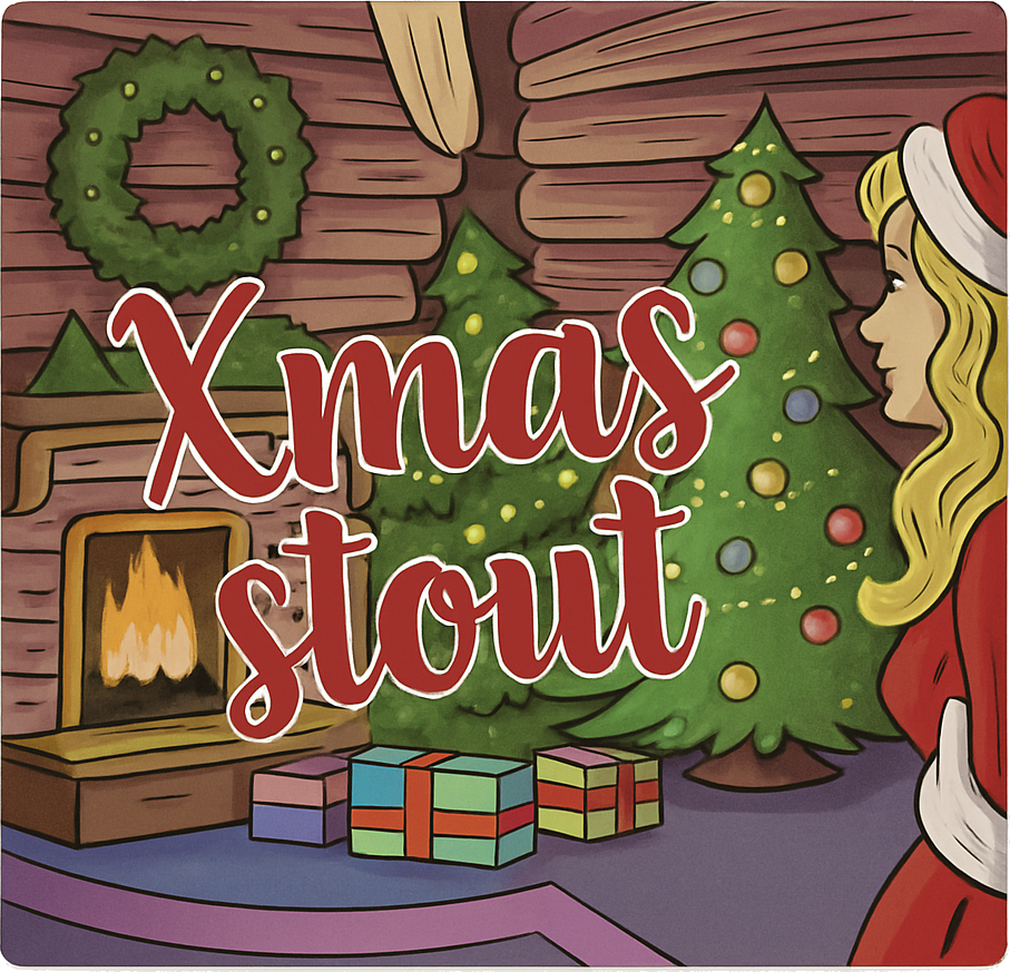 Etiket van Smokkelaar X-Mas Stout