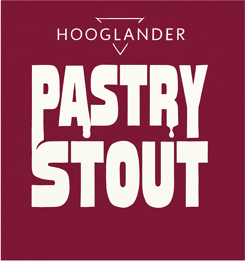 Etiket van Hooglander Pastry Stout