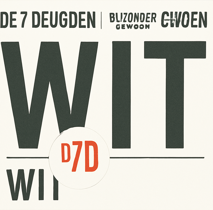 Etiket van De 7 Deugden Wit