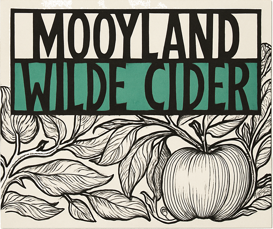 Etiket van Mooyland Wilde Cider Appel