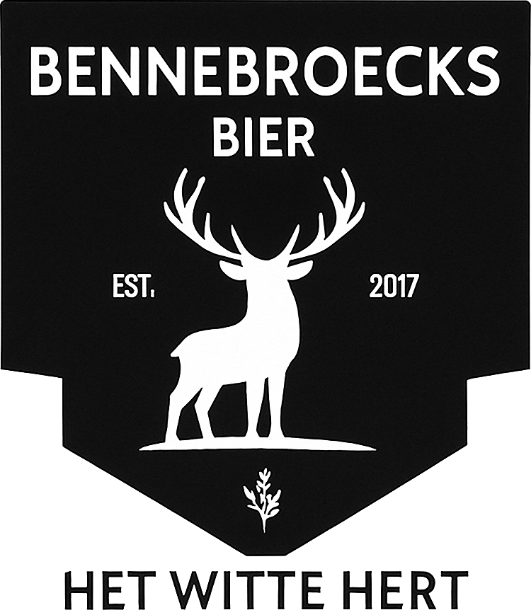 Etiket van Bennebroecks Het Witte Hert