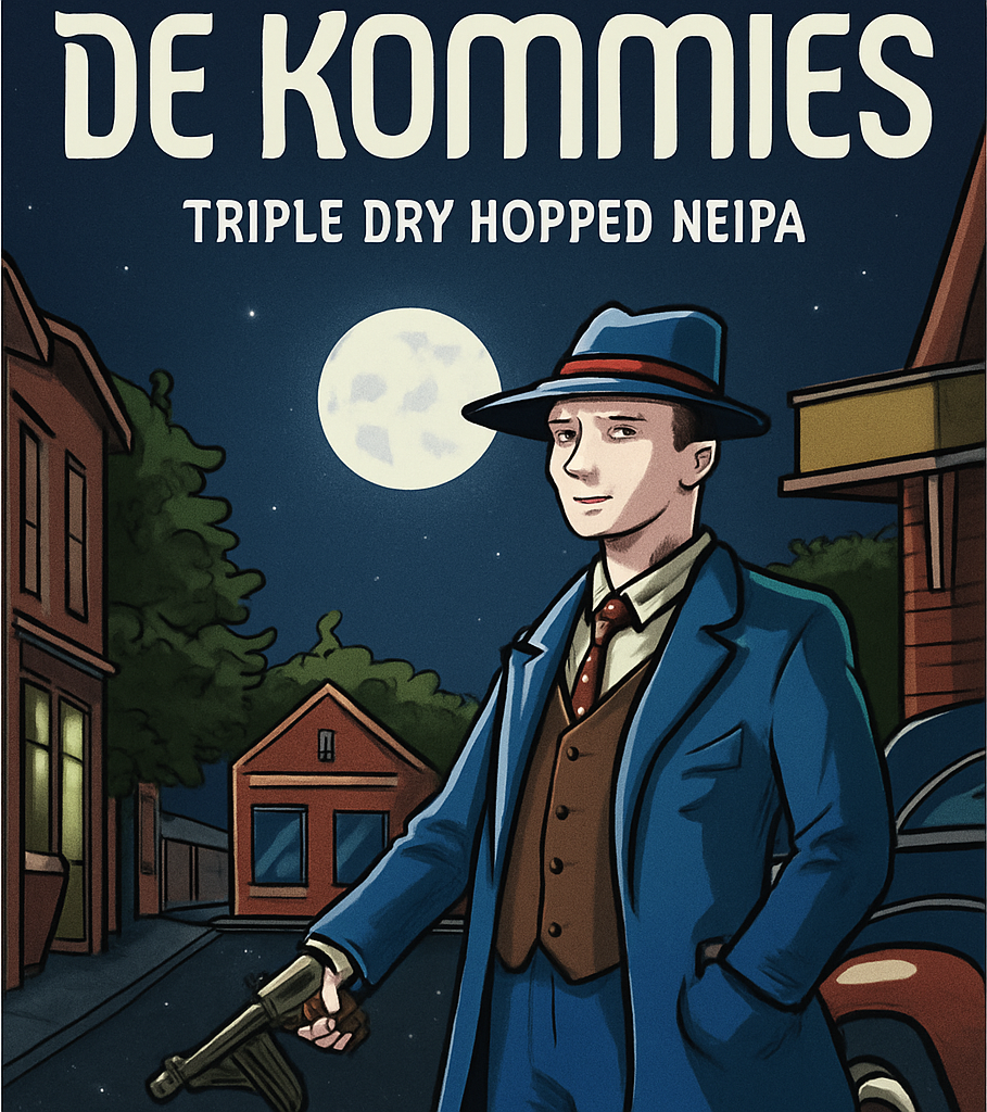 Etiket van Hommeles De Kommies
