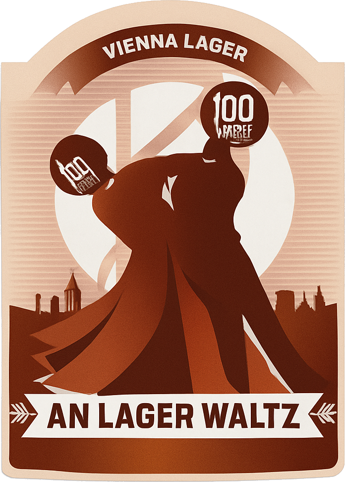 Etiket van Van Moll An Lager Walz