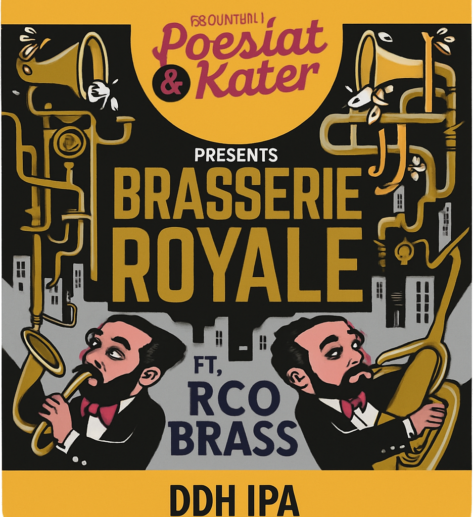 Etiket van Poesiat & Kater RCO BRASS