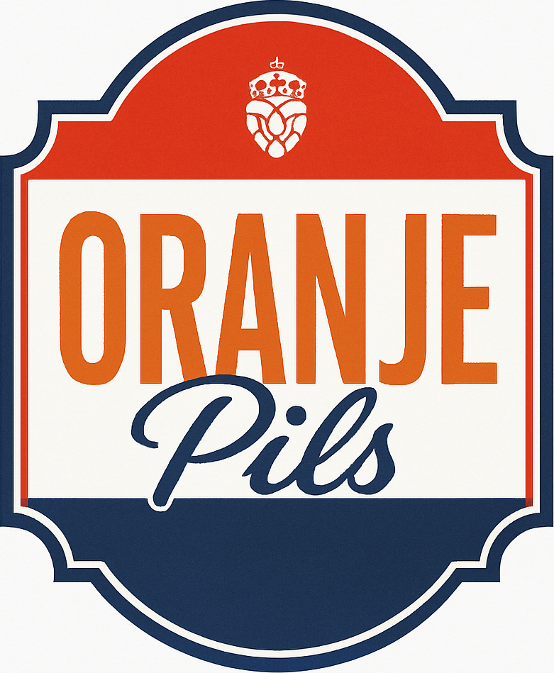 Etiket van Berlewalde Oranje Pils
