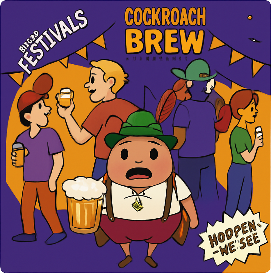 Etiket van Cockroach I Mixed Up Beer Festivals