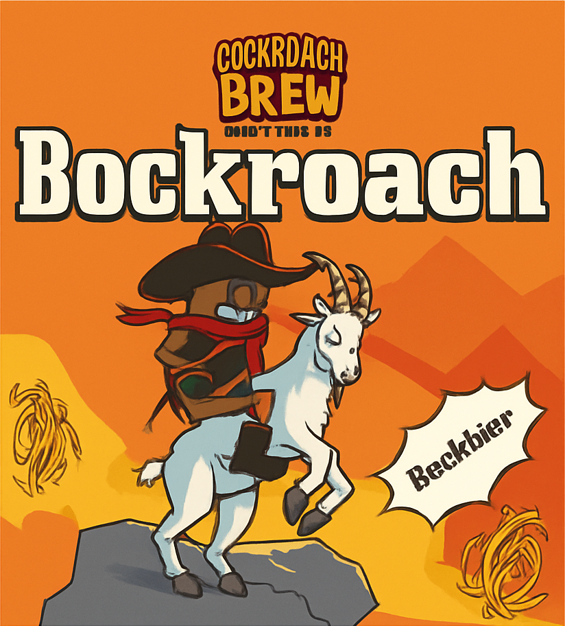 Etiket van Cockroach Bockroach