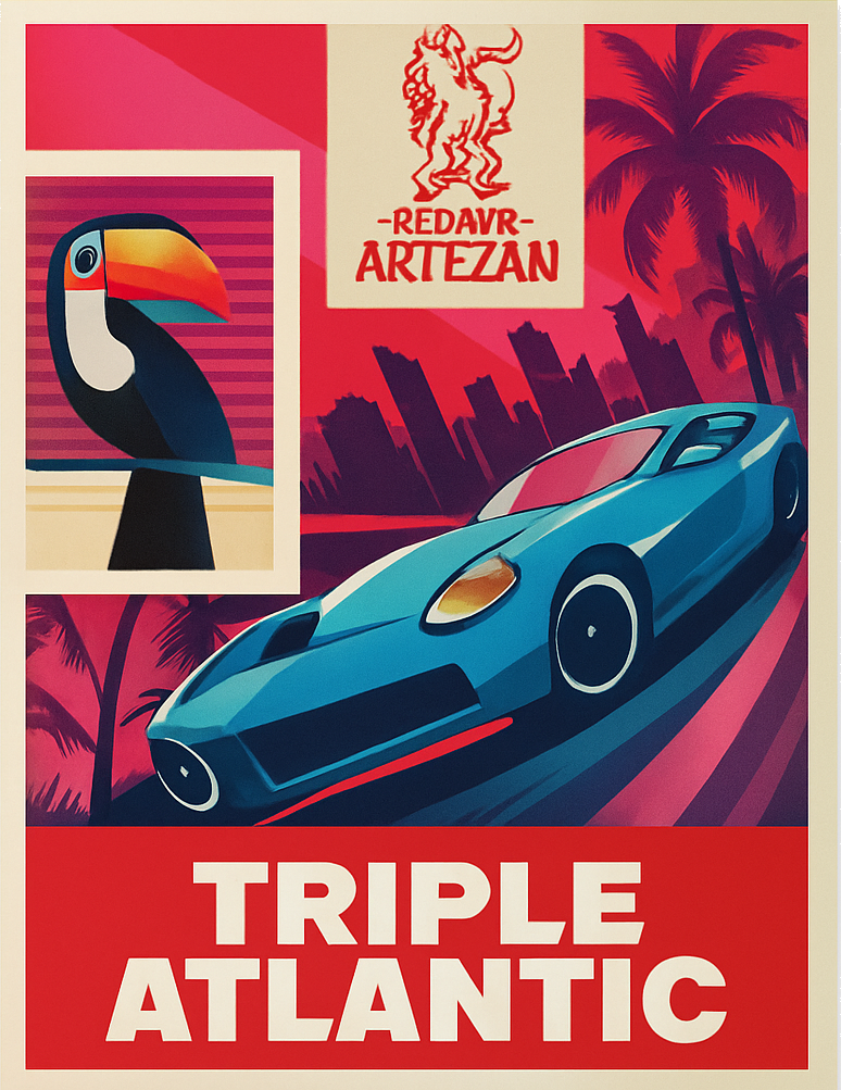 Etiket van Browar Artezan Triple Atlantic