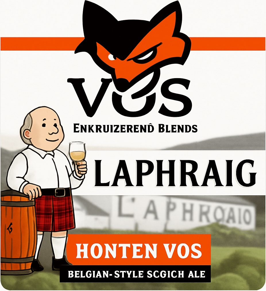 Etiket van Houten Vos #7