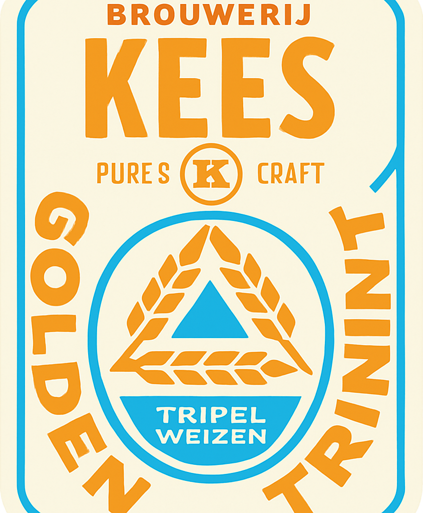 Etiket van Kees Golden Trinity