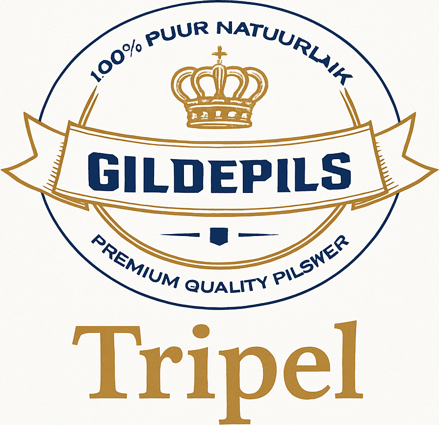 Etiket van Gildepils Tripel