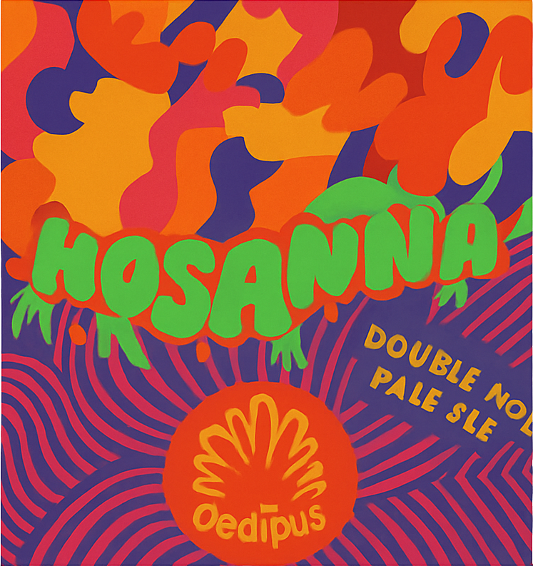 Etiket van Oedipus Hosanna
