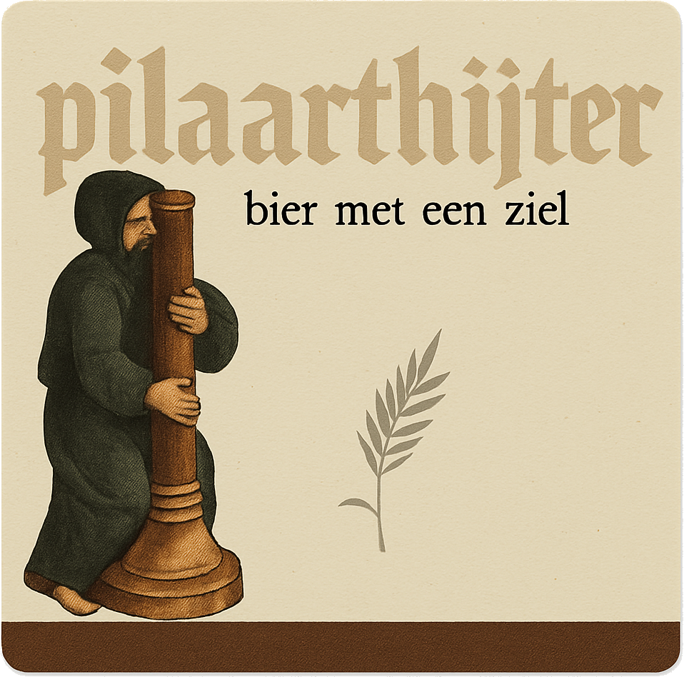 Etiket van De Brabandere Pilaarbijter Blond