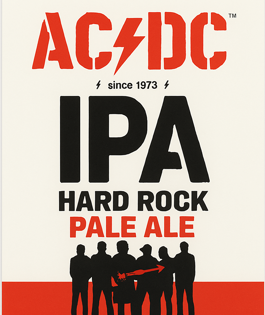 Etiket van AC/DC IPA