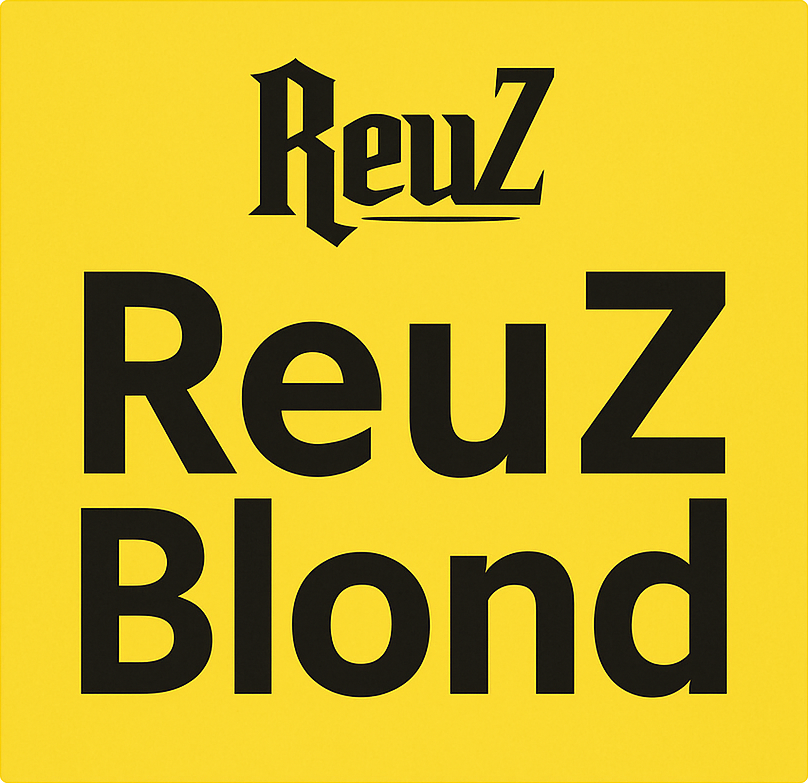 Etiket van ReuZ Blond