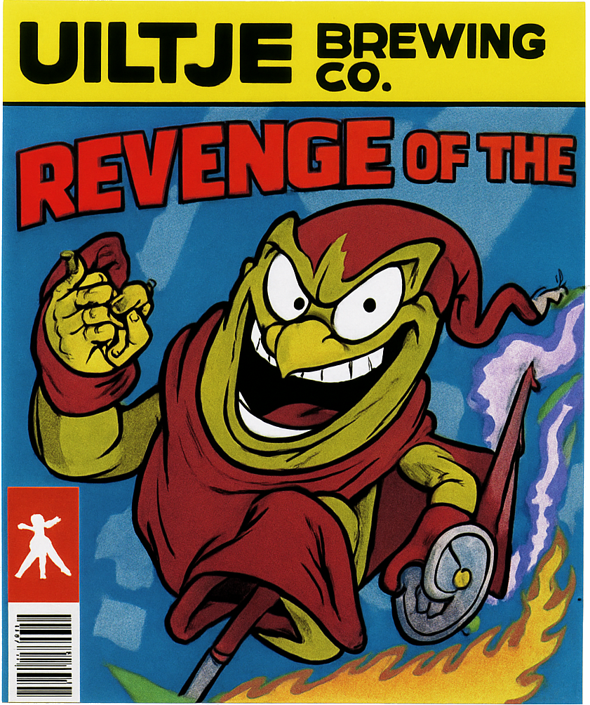 Etiket van Uiltje Revenge of the Hoplin
