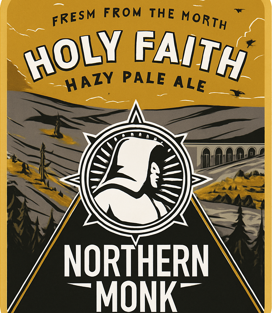 Etiket van Northern Monk Holy Faith