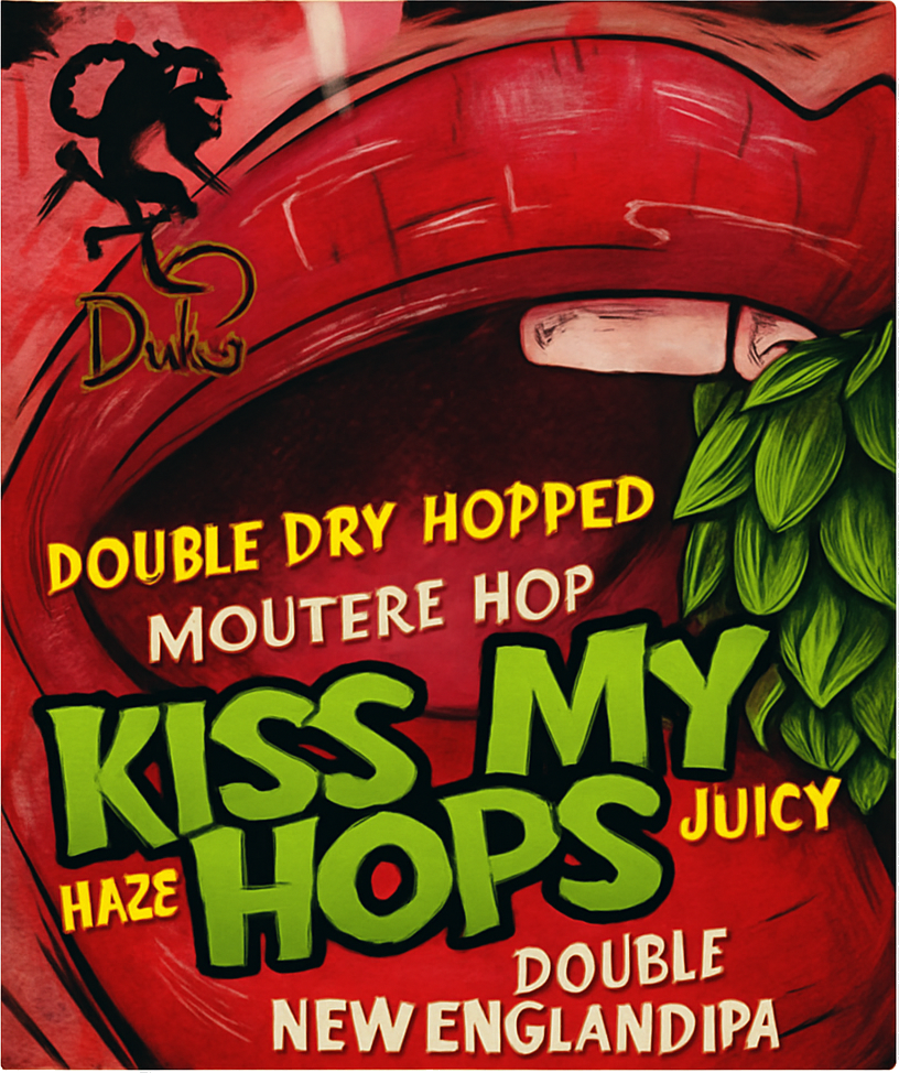 Etiket van Didko Kiss My Hops