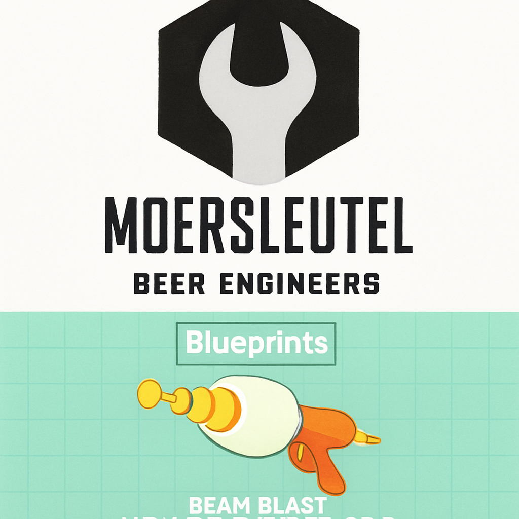 Etiket van Moersleutel Blueprints: Beam Blast