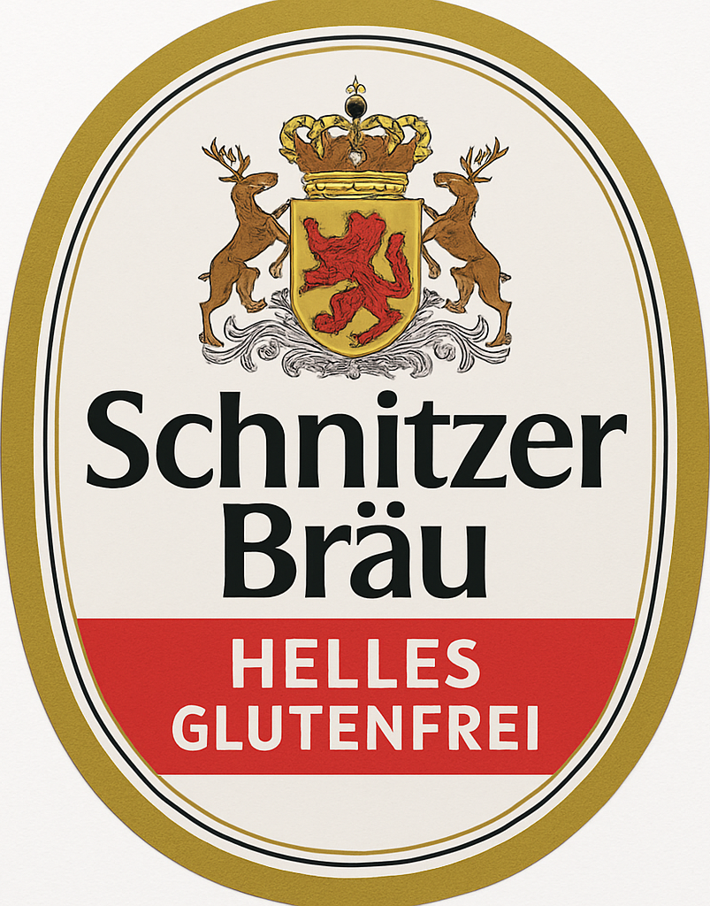 Etiket van Schnitzer Glutenvrij bier