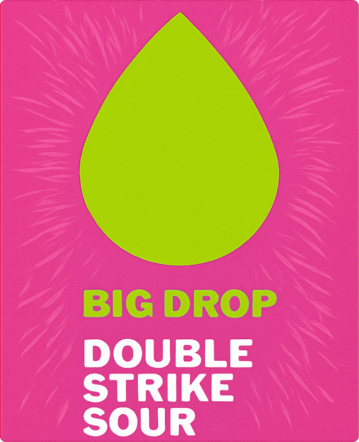 Etiket van Big Drop Double Strike Sour
