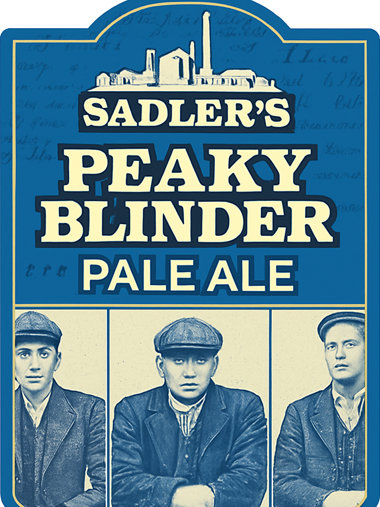 Etiket van Peaky Blinder Pale Ale