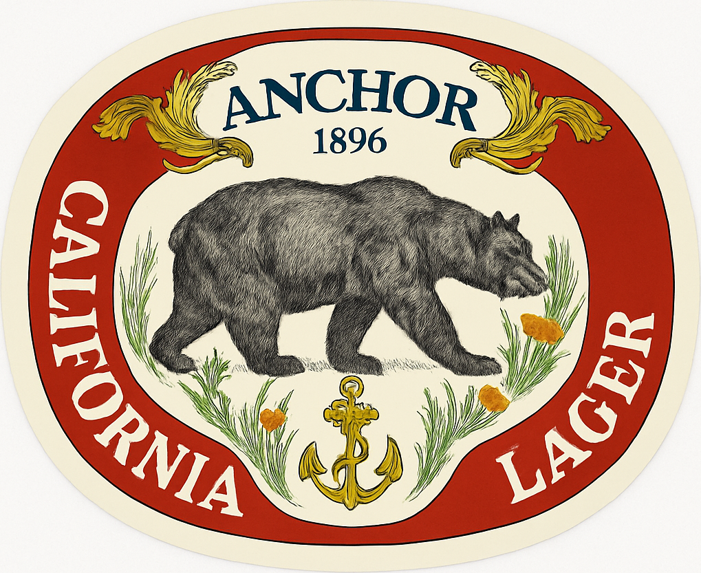 Etiket van Anchor California Lager