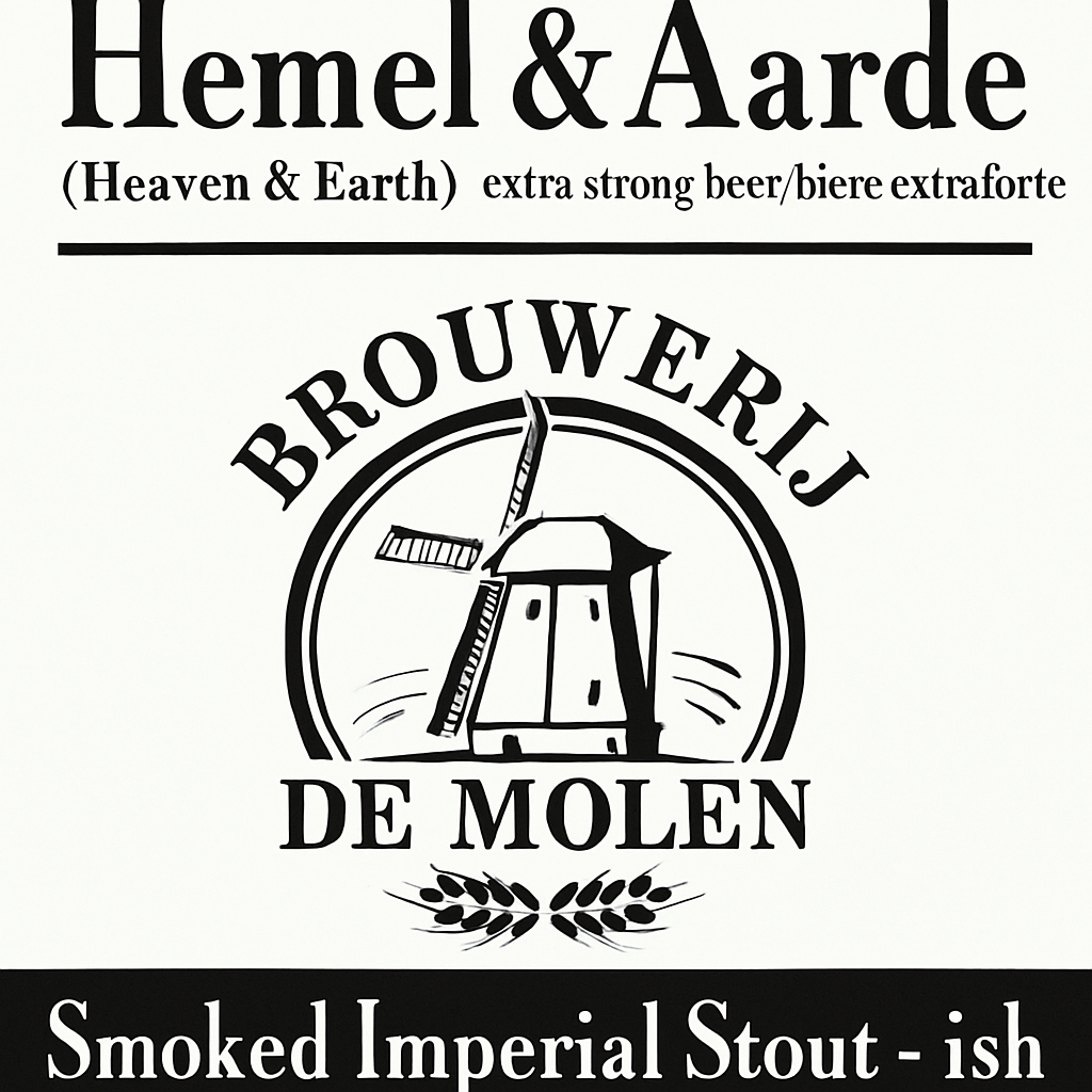 Etiket van De Molen Hemel & Aarde