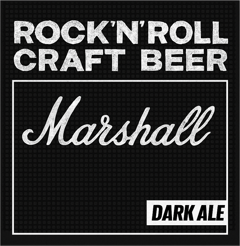 Etiket van Marshall Dark Ale