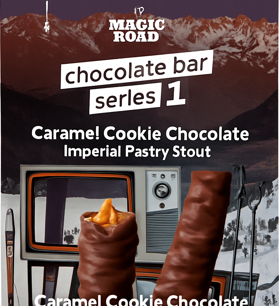 Etiket van Browar Magic Road - Chocolate Bar Serie 1 - Imperial Pastry Stout