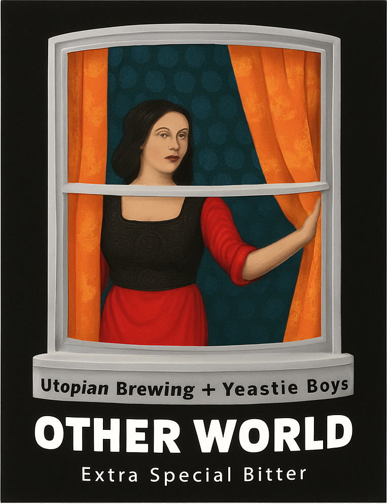 Etiket van Yeastie Boys / Utopian Other World