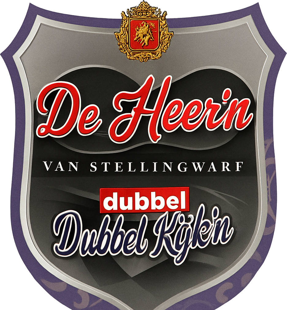 Etiket van De Heer'n van Stellingwarf Dubbel Kiek'n