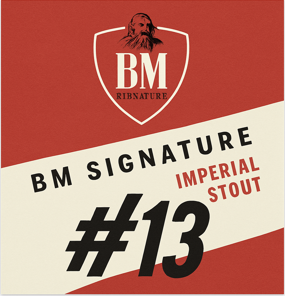 Etiket van BM Signature #13