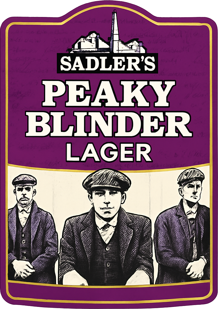 Etiket van Peaky Blinder Lager