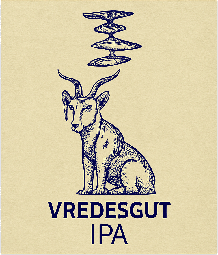 Etiket van De Natte Gijt Vredesgijt