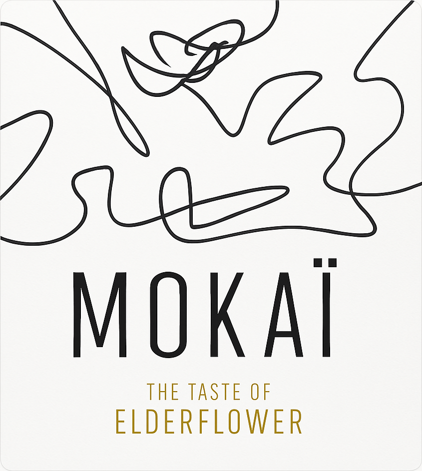 Etiket van Mokaï Elderflower Cider