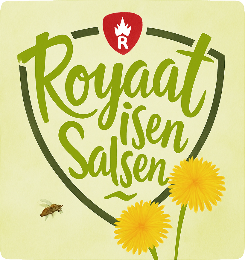 Etiket van Rock City Royaal Saison