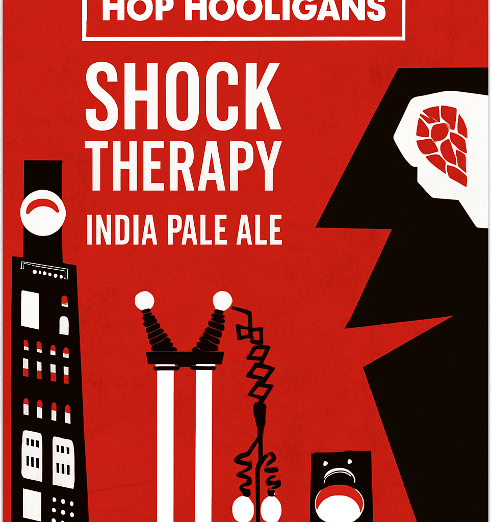 Etiket van Hop Hooligans - Shock Therapy V37 - NEIPA
