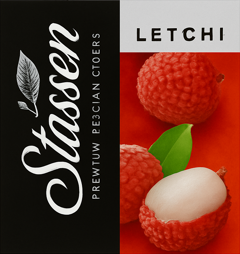 Etiket van Stassen Cidre Au Litchi