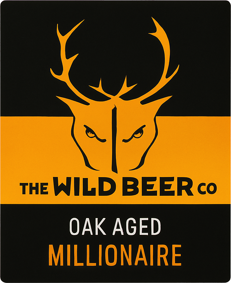 Etiket van Wild Beer Oak Aged Millionaire
