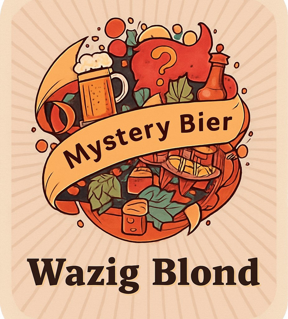 Etiket van Bierboerderij Wazig Blond